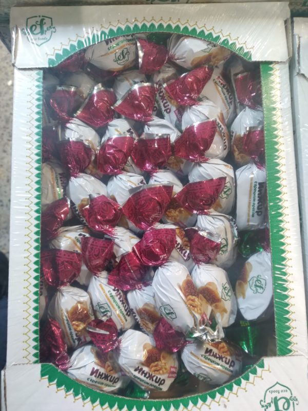Конфеты инжир с грецким орехом купить в Санкт-Петербурге
